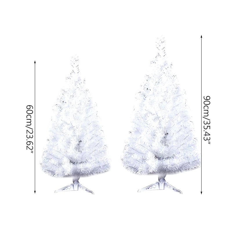 X-Mas Festival Crafts White Christmas Tree Decoration Accessories Home Market Showcase Decor Props Hand Assemble Figurine Gifts