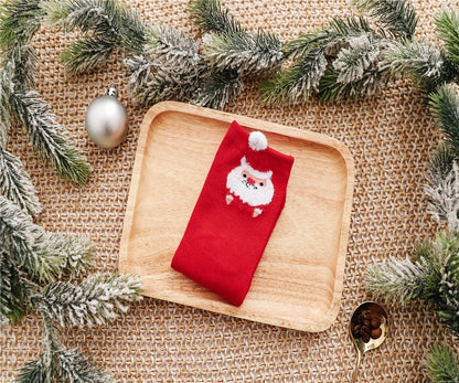 2021 Christmas Socks Cute Cartoon Animals Christmas Gift Woman Socks Funny Christmas Elk Cat Bear Christmas Gift Socks