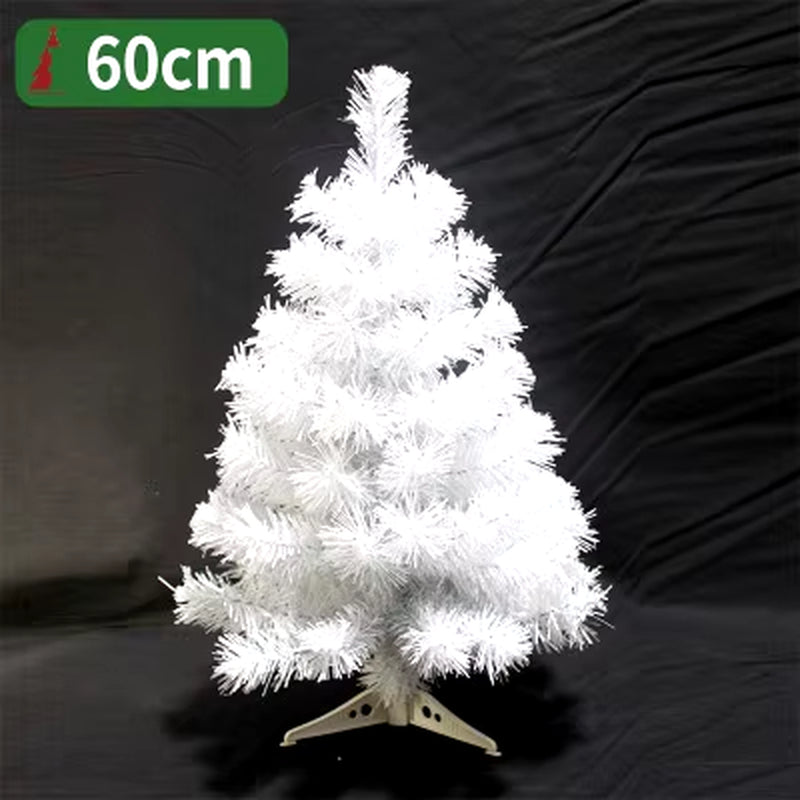 X-Mas Festival Crafts White Christmas Tree Decoration Accessories Home Market Showcase Decor Props Hand Assemble Figurine Gifts