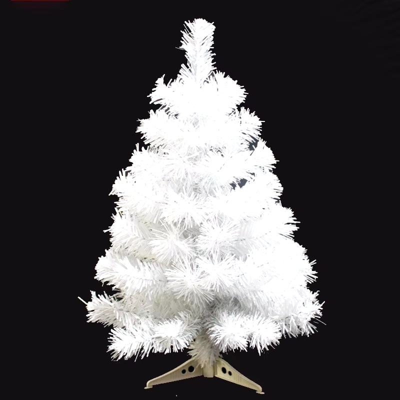 X-Mas Festival Crafts White Christmas Tree Decoration Accessories Home Market Showcase Decor Props Hand Assemble Figurine Gifts