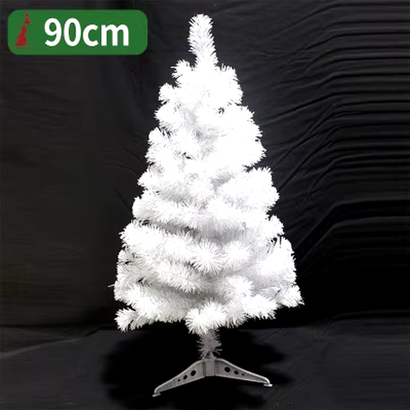 X-Mas Festival Crafts White Christmas Tree Decoration Accessories Home Market Showcase Decor Props Hand Assemble Figurine Gifts